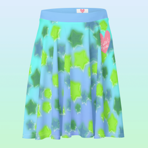 Pastel Green Starry Skirt