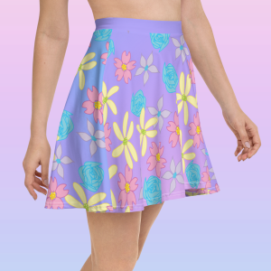 Purple Flowery Dreams Skirt