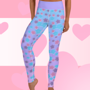 Pastel Purple Starry Leggings