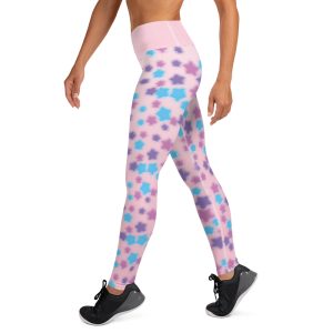 Pastel Pink Starry Leggings