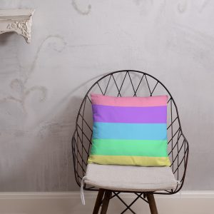 Pastel Rainbow Pillow