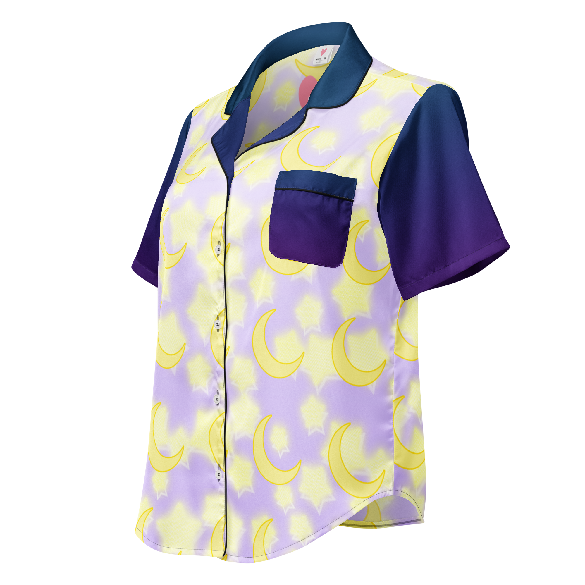 Space Case Pajama Top - Short Sleeves